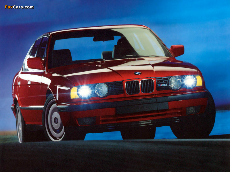 BMW M5 US-spec (E34) 1989–92 photos (800 x 600)
