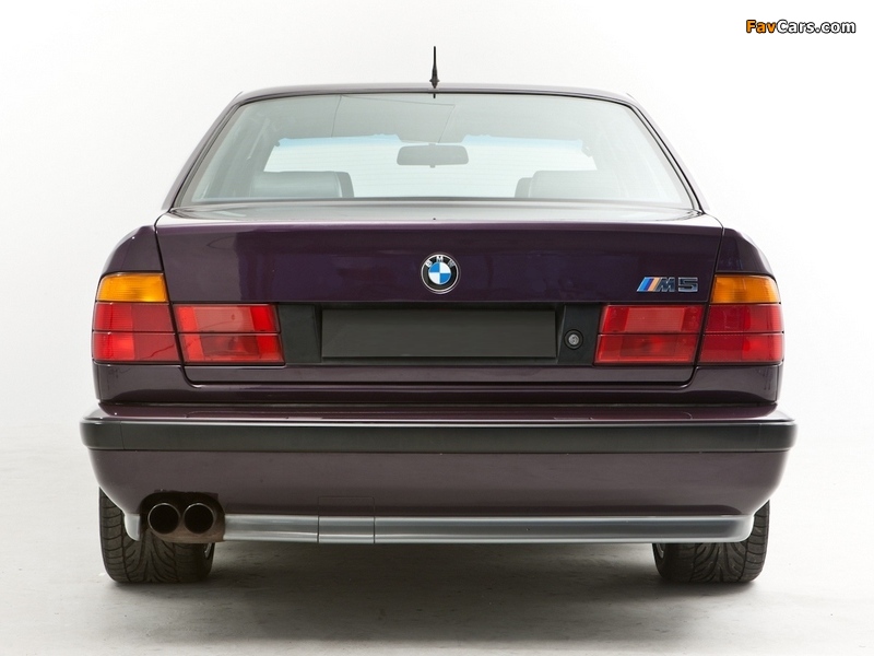 BMW M5 UK-spec (E34) 1991–94 photos (800 x 600)