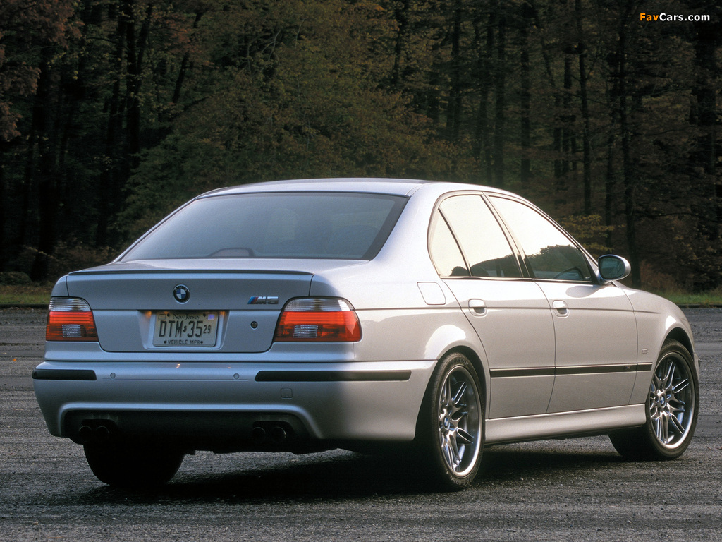 BMW M5 US-spec (E39) 1999–2004 photos (1024 x 768)