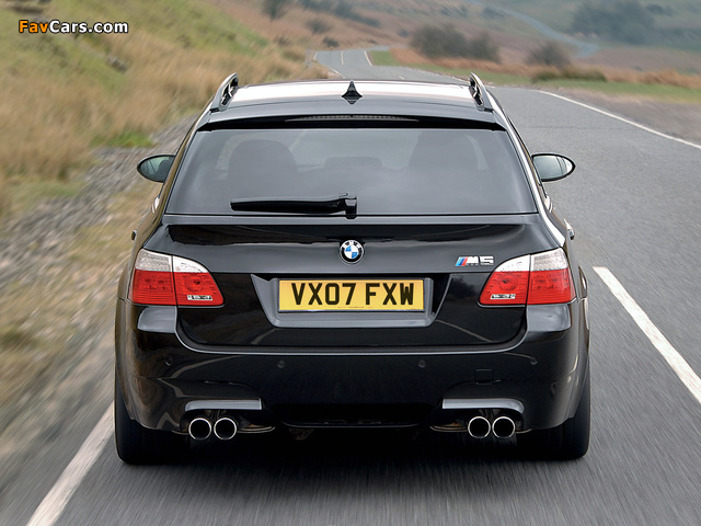 BMW M5 Touring UK-spec (E61) 2007–10 images (640 x 480)