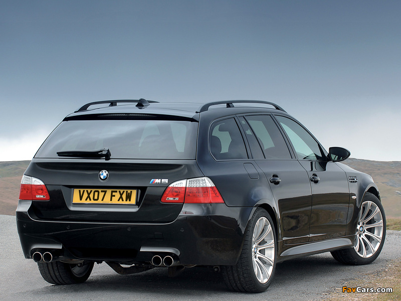 BMW M5 Touring UK-spec (E61) 2007–10 photos (800 x 600)