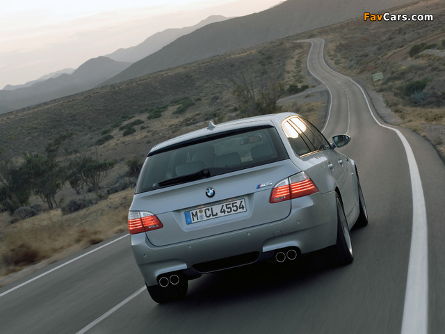 BMW M5 Touring (E61) 2007–10 photos (640 x 480)