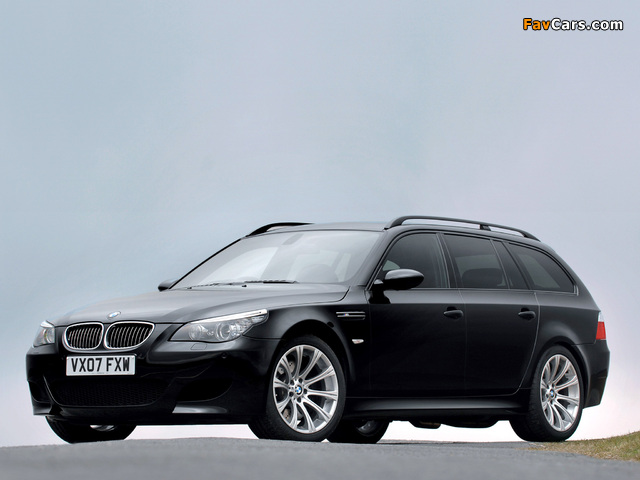 BMW M5 Touring UK-spec (E61) 2007–10 pictures (640 x 480)