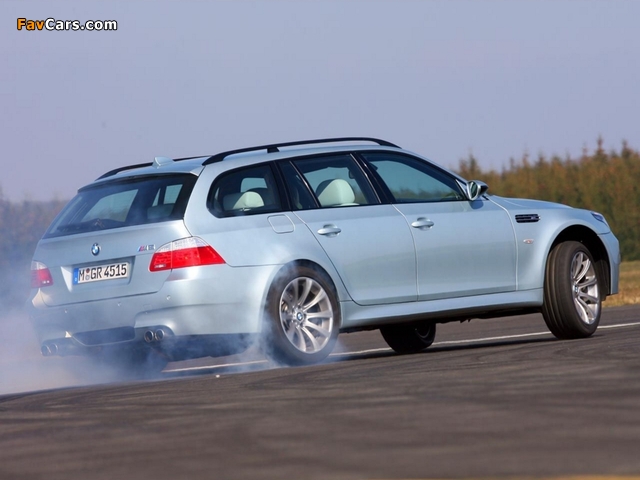 BMW M5 Touring (E61) 2007–10 pictures (640 x 480)