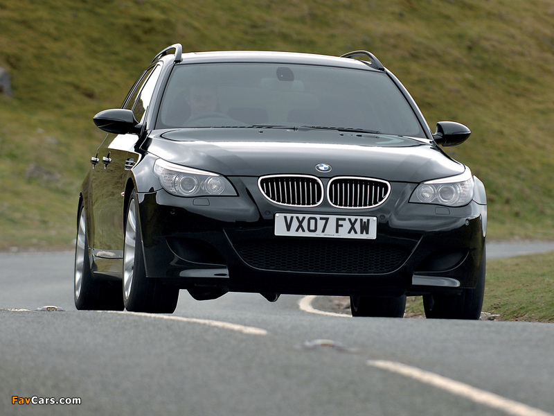 BMW M5 Touring UK-spec (E61) 2007–10 wallpapers (800 x 600)