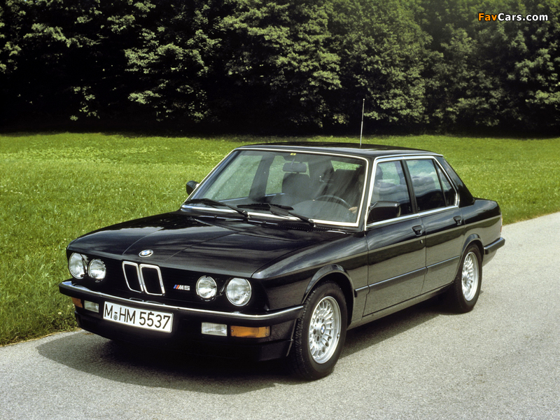 Images of BMW M5 (E28) 1985–87 (800 x 600)