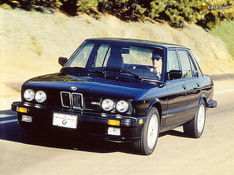 Images of BMW M5 US-spec (E28) 1986–87 (800 x 600)