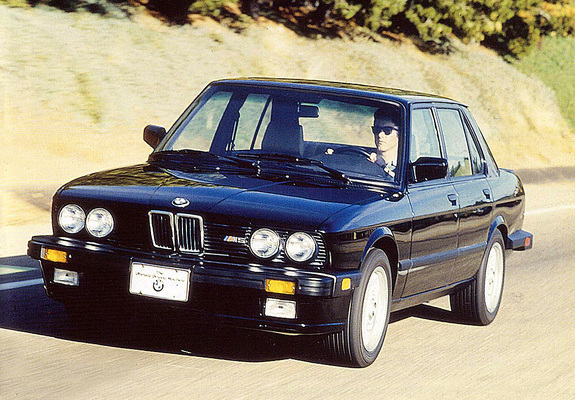 Images of BMW M5 US-spec (E28) 1986–87