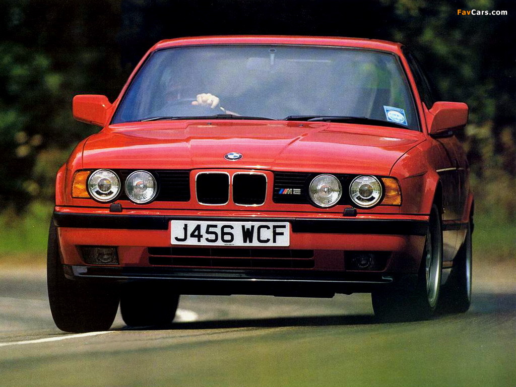 Images of BMW M5 UK-spec (E34) 1991–94 (1024 x 768)