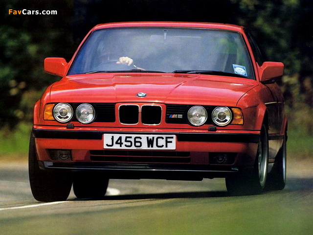 Images of BMW M5 UK-spec (E34) 1991–94 (640 x 480)