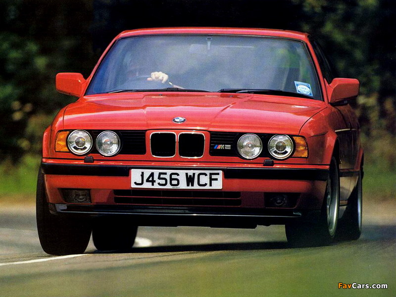 Images of BMW M5 UK-spec (E34) 1991–94 (800 x 600)