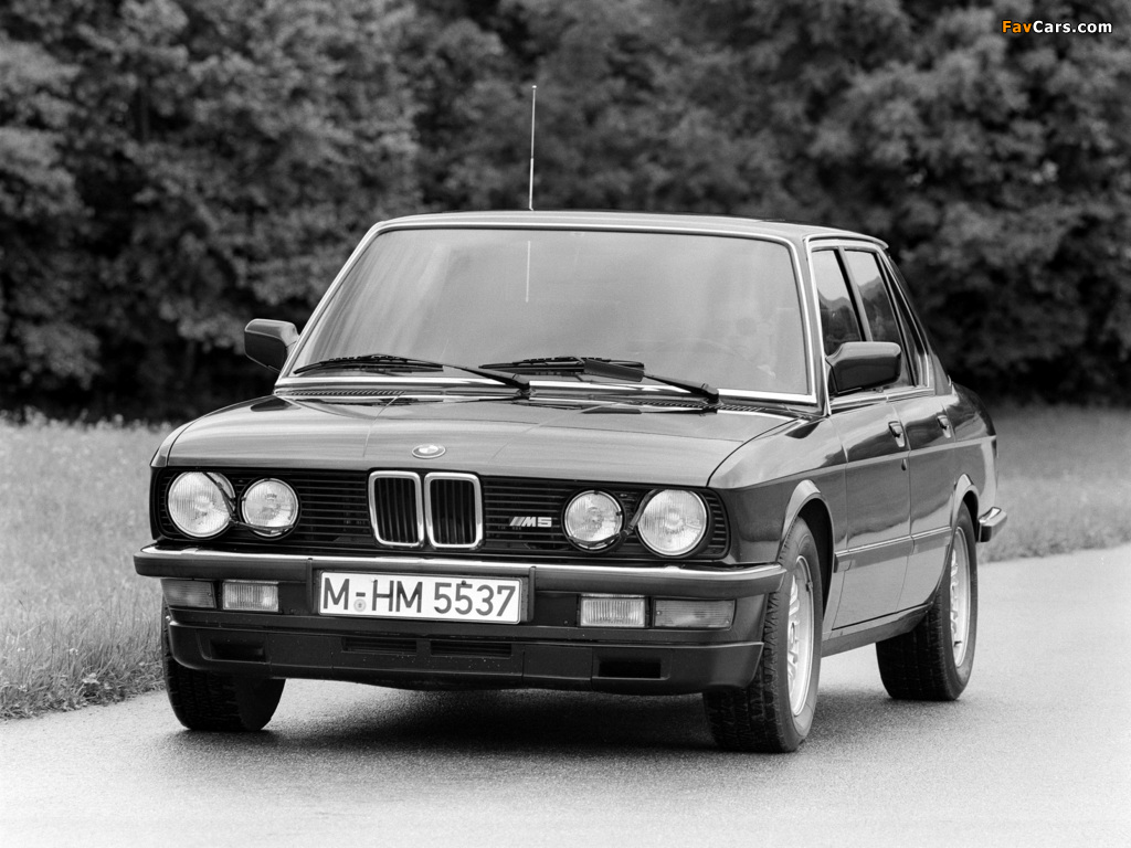 Pictures of BMW M5 (E28) 1985–87 (1024 x 768)