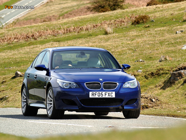 Pictures of BMW M5 UK-spec (E60) 2005–09 (640 x 480)
