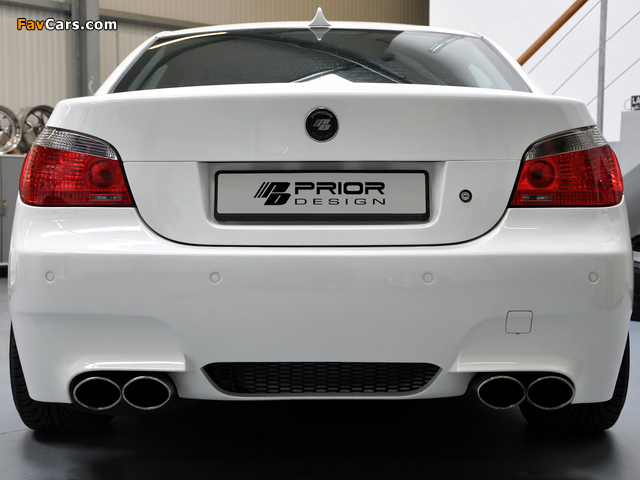 Pictures of Prior-Design BMW M5 Sedan (E60) 2009–10 (640 x 480)