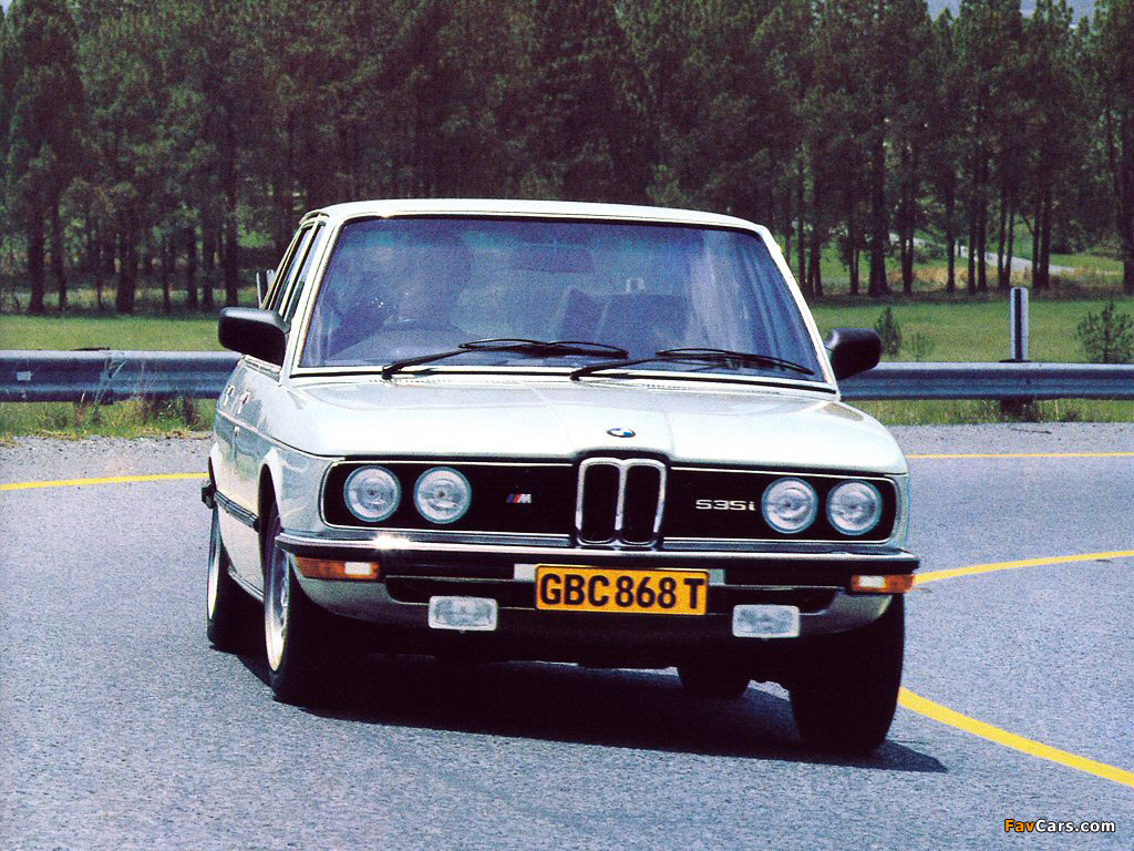BMW M535i ZA-spec (E12) 1981–84 wallpapers (1024 x 768)