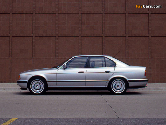 BMW M5 US-spec (E34) 1989–92 wallpapers (640 x 480)