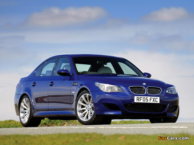 BMW M5 UK-spec (E60) 2005–09 wallpapers (640 x 480)