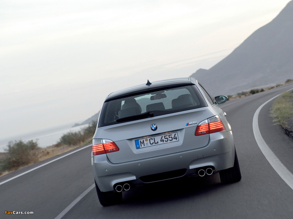BMW M5 Touring (E61) 2007–10 wallpapers (1024 x 768)
