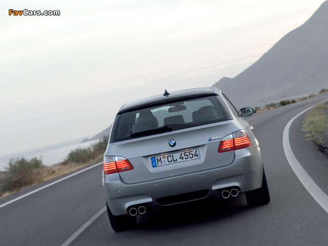 BMW M5 Touring (E61) 2007–10 wallpapers (640 x 480)