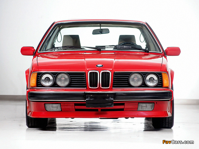 BMW M6 (E24) 1986–88 photos (640 x 480)