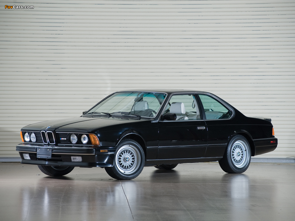 BMW M6 (E24) 1986–88 wallpapers (1024 x 768)