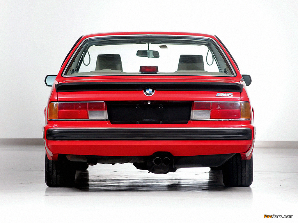BMW M6 (E24) 1986–88 wallpapers (1024 x 768)