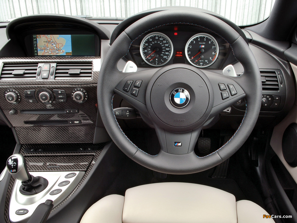 BMW M6 UK-spec (E63) 2005–10 images (1024 x 768)