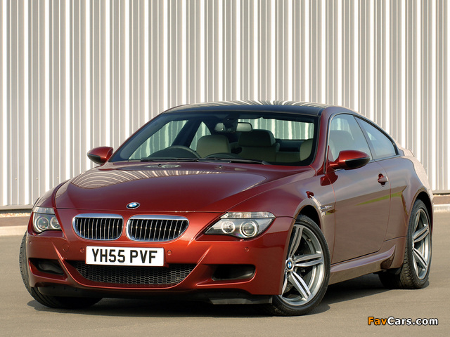 BMW M6 UK-spec (E63) 2005–10 images (640 x 480)