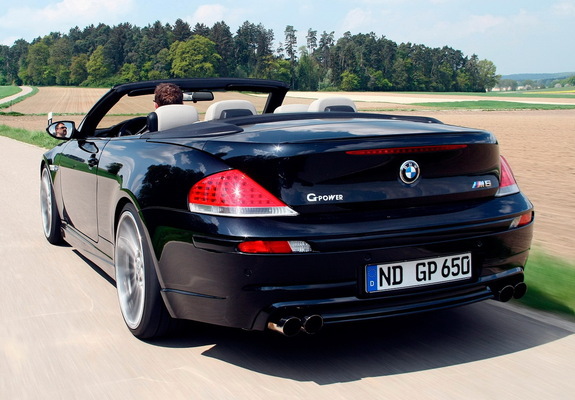 G-Power BMW M6 Hurricane Cabrio (E64) 2008–10 wallpapers