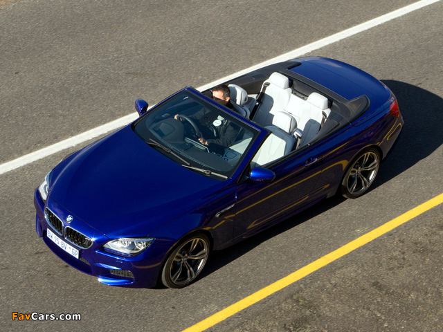 BMW M6 Cabrio ZA-spec (F12) 2012 images (640 x 480)