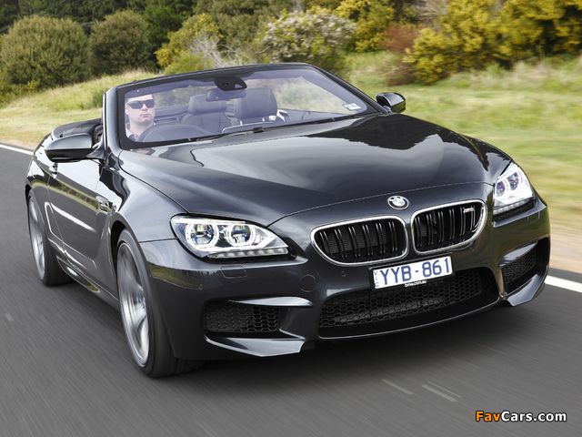 BMW M6 Cabrio AU-spec (F12) 2012 photos (640 x 480)