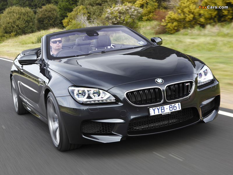 BMW M6 Cabrio AU-spec (F12) 2012 photos (800 x 600)