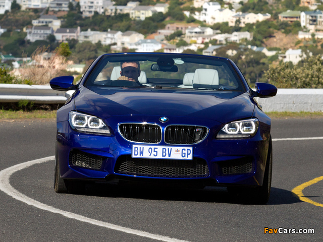 BMW M6 Cabrio ZA-spec (F12) 2012 photos (640 x 480)