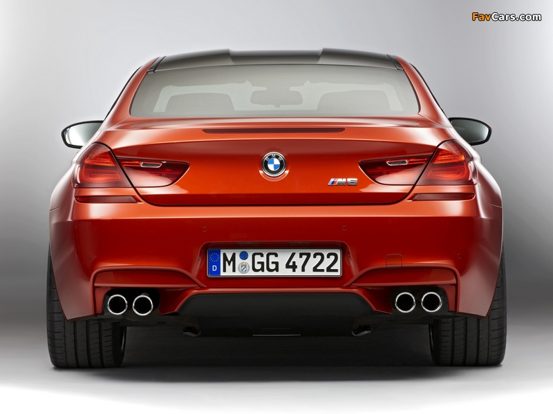 BMW M6 Coupe (F13) 2012 photos (800 x 600)
