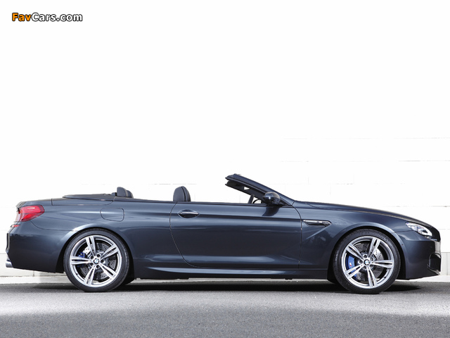 BMW M6 Cabrio AU-spec (F12) 2012 pictures (640 x 480)