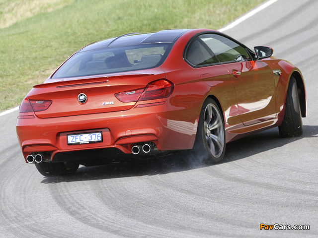 BMW M6 Coupe AU-spec (F13) 2012 pictures (640 x 480)