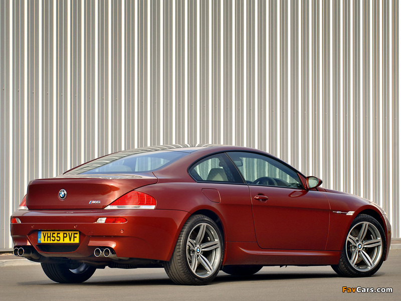 Images of BMW M6 UK-spec (E63) 2005–10 (800 x 600)