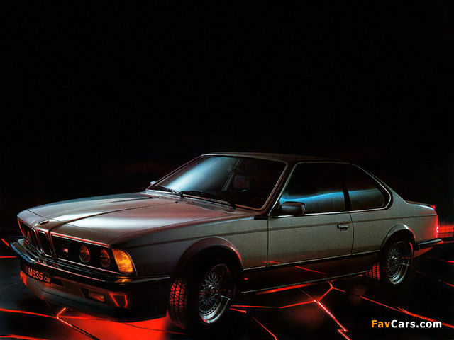 Photos of BMW M635CSi (E24) 1984–88 (640 x 480)