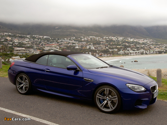 Photos of BMW M6 Cabrio ZA-spec (F12) 2012 (640 x 480)