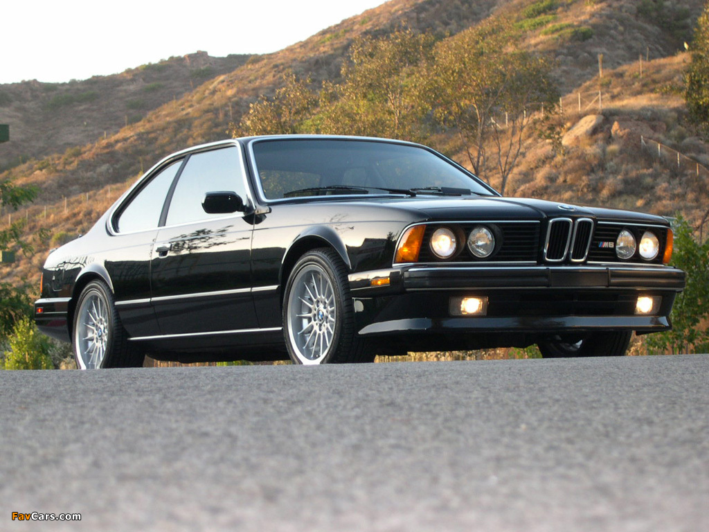 Pictures of BMW M6 (E24) 1986–88 (1024 x 768)