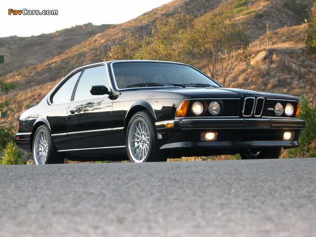 Pictures of BMW M6 (E24) 1986–88 (640 x 480)