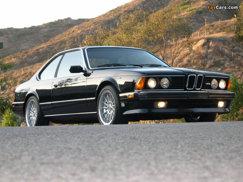 Pictures of BMW M6 (E24) 1986–88 (800 x 600)