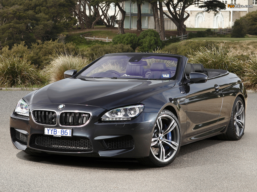 Pictures of BMW M6 Cabrio AU-spec (F12) 2012 (1024 x 768)