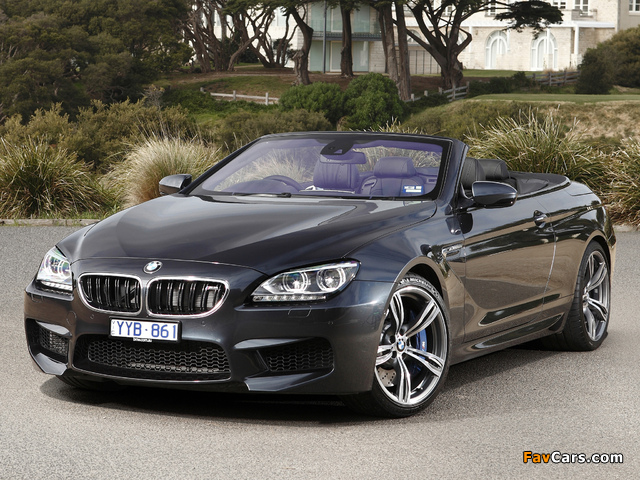 Pictures of BMW M6 Cabrio AU-spec (F12) 2012 (640 x 480)