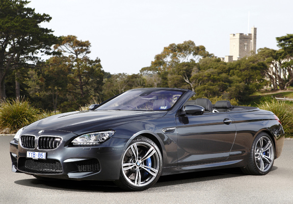 Pictures of BMW M6 Cabrio AU-spec (F12) 2012