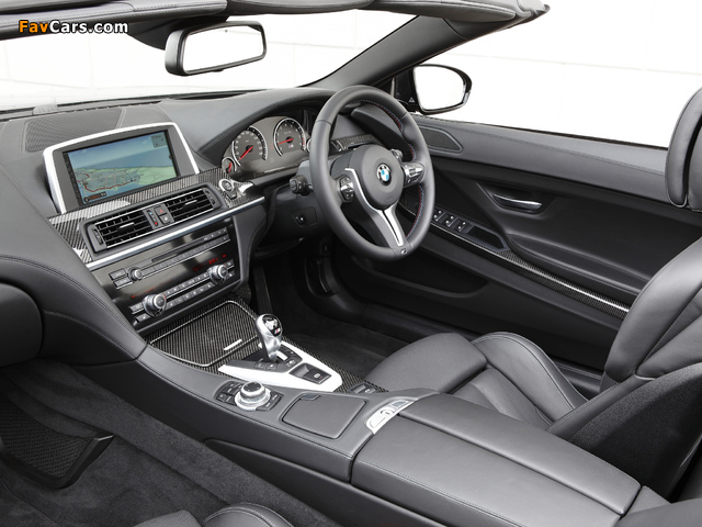 Pictures of BMW M6 Cabrio AU-spec (F12) 2012 (640 x 480)