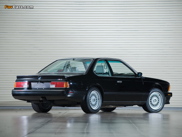 BMW M6 (E24) 1986–88 wallpapers (640 x 480)