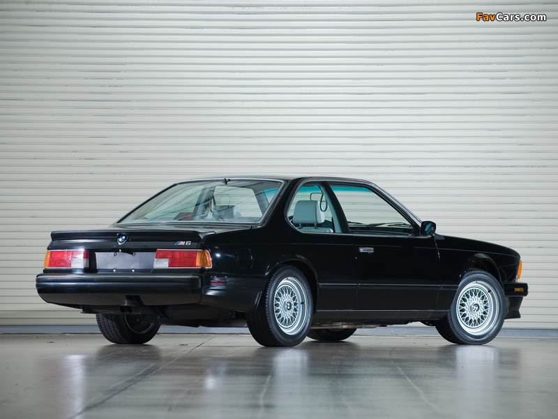 BMW M6 (E24) 1986–88 wallpapers (800 x 600)