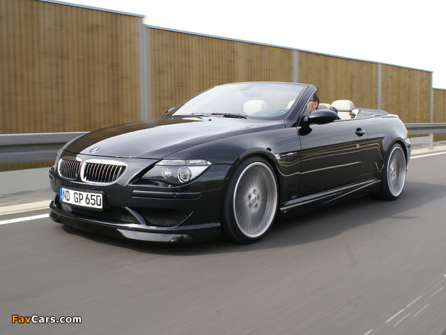 G-Power BMW M6 Hurricane Cabrio (E64) 2008–10 wallpapers (640 x 480)