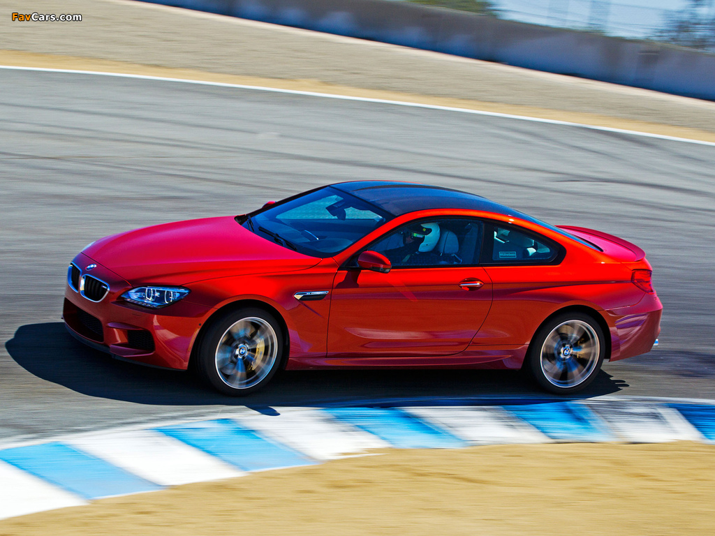 BMW M6 Coupe US-spec (F13) 2012 wallpapers (1024 x 768)